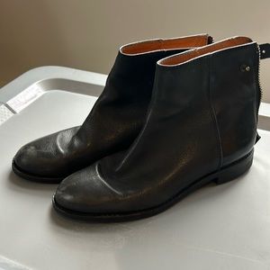 Madewell Hayes zip back boot